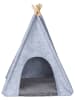 Wenko Vilten dierentent lichtgrijs - (B)45 x (H)60 x (D)45 cm