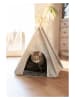 Wenko Vilten dierentent lichtgrijs - (B)45 x (H)60 x (D)45 cm