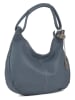 Anna Morellini Leren schoudertas blauw - (B)38 x (H)34 x (D)10 cm