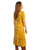 Stylove Sukienka w kolorze żółtym ze wzorem