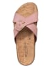 Marc O'Polo Shoes Leren slippers "Kiara" lichtroze