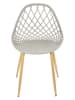 Garden Spirit 4er-Set: Gartenstühle "Malaga" in Taupe - (B)90 x (H)90 x (T)90 cm