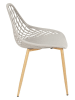 Garden Spirit 4er-Set: Gartenstühle "Malaga" in Taupe - (B)90 x (H)90 x (T)90 cm