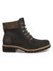 Ecco Leder-Boots in Schwarz/ Braun