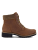 Ecco Leder-Boots in Cognac