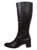 Ecco Leder-Stiefel in Schwarz