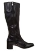 Ecco Leder-Stiefel in Schwarz