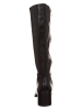 Ecco Leder-Stiefel in Schwarz