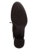 Ecco Leder-Stiefel in Schwarz