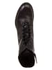 Ecco Leder-Boots in Schwarz