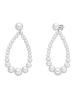 The Pacific Pearl Company Srebrne kolczyki-wkrętki z perłami