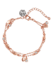 Saint Francis Crystals Rosévergulde armband met Swarovski-kristallen