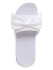 Puma Klapki "Popcat Bow Slider" w kolorze białym