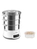 Tefal Stoomkoker "Convenient Series Deluxe" zilverkleurig/wit - 9 l
