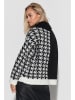 Makadamia Pullover in Schwarz/ Weiß