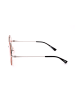 Moschino Damen-Sonnenbrille in Silber/ Rosa-Gelb