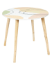 THE HOME DECO FACTORY 2er-Set: Beistelltische "Poesie" in Weiß/ Bunt