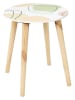 THE HOME DECO FACTORY 2er-Set: Beistelltische "Poesie" in Weiß/ Bunt