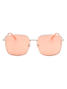 Levi´s Damskie okulary przeciwsłoneczne w kolorze srebrno-pomarańczowym