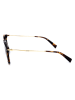 Levi's Damen-Sonnenbrille in Dunkelbraun-Gold