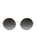 Levi's Damen-Sonnenbrille in Gold-Neongrün/ Schwarz