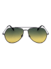 Levi's Herren-Sonnenbrille in Silber/ Grün-Gelb
