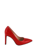 Lizza Shoes Skórzane szpilki w kolorze czerwonym