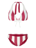 Chiemsee Bikini "Kanyu" in Rot/ Weiß