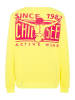 Chiemsee Sweatshirt "Paulio" in Gelb
