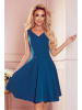 numoco Kleid in Grün/ Blau