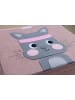 Lifeney Pudełko "Cat" w kolorze jasnoróżowo-szarym - 33 x 33 x 33 cm