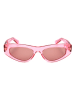 Salvatore Ferragamo Damskie okulary przeciwsłoneczne w kolorze jasnoróżowym