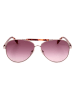 Longchamp Damen-Sonnenbrille in Roségold-Braun/ Rosa