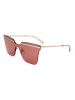 Longchamp Damskie okulary przeciwsłoneczne w kolorze złoto-jasnobrązowym