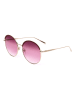 Longchamp Damskie okulary przeciwsłoneczne w kolorze złoto-brązowo-różowym