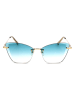 Longchamp Dameszonnebril goudkleurig/turquoise