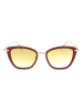 Longchamp Damskie okulary przeciwsłoneczne w kolorze złoto-czerwono-żółtym