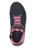 Geox Leder-Sneakers "Aeranter" in Schwarz/ Rosa