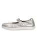 Caprice Leder-Spangenballerinas "Silvia" in Silber