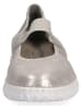 Caprice Leder-Spangenballerinas "Silvia" in Silber