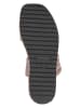 Caprice Leren slippers "Sunny" taupe