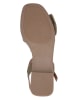 Caprice Leren sandalen "Shakira" kaki
