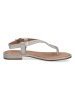 Caprice Leren sandalen "Monaco" zilverkleurig