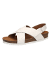 Caprice Leder-Sandalen "Sunset" in Weiß