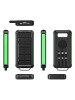 SmartCase Solarny powerbank w kolorze czarno-zielonym - 20.000 mAh