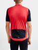Craft Koszulka kolarska w kolorze czarno-czerwonym