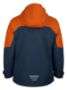 Trollkids 3in1-Funktionsjacke "Skanden" in Dunkelblau/ Orange