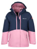 Trollkids 3in1-Funktionsjacke "Skanden" in Rosa/ Dunkelblau