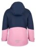 Trollkids 3-in1-functionele jas "Skanden" lichtroze/donkerblauw