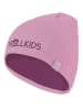 Trollkids Dwustronna czapka beanie "Troll" w kolorze fioletowo-jasnoróżowym